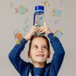 BPA-mentes műanyag kulacs - Kék akvárium