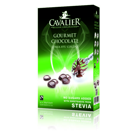 Belga Étcsokoládé pasztilla steviával | Cavalier
