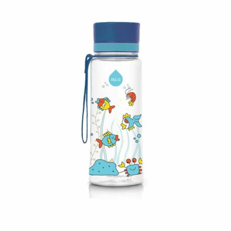 BPA-mentes műanyag kulacs - Kék akvárium