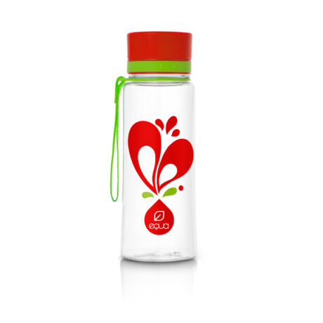 BPA-mentes műanyag kulacs - Szíves 